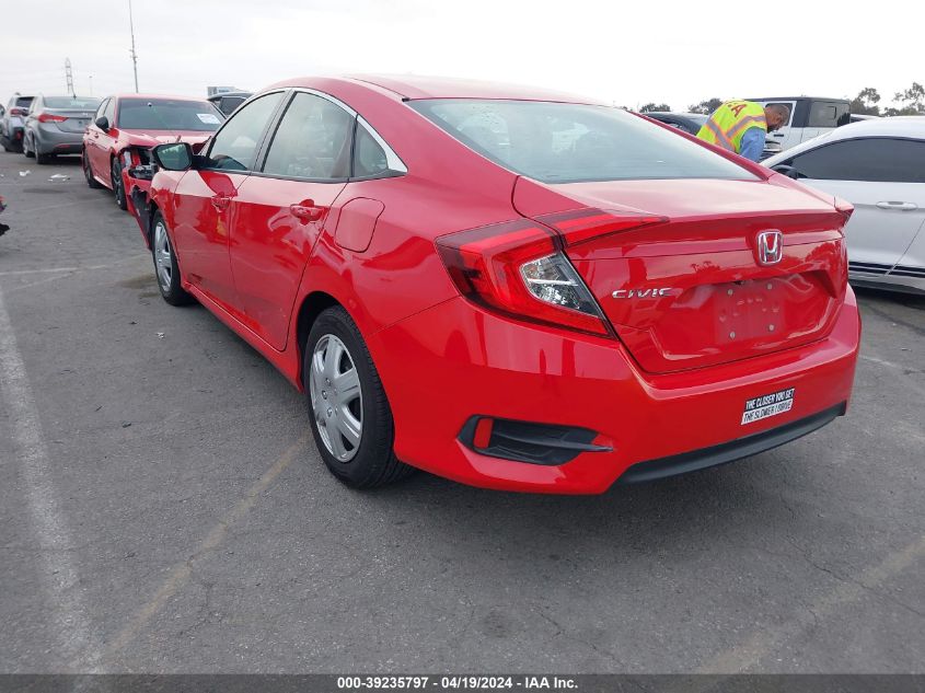 2018 Honda Civic Lx VIN: 2HGFC2F59JH520860 Lot: 39235797