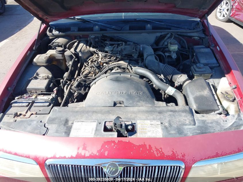 1997 Mercury Grand Marquis Gs VIN: 2MELM74W8VX742047 Lot: 44378794