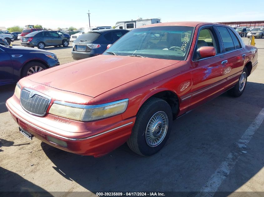 1997 Mercury Grand Marquis Gs VIN: 2MELM74W8VX742047 Lot: 39235809