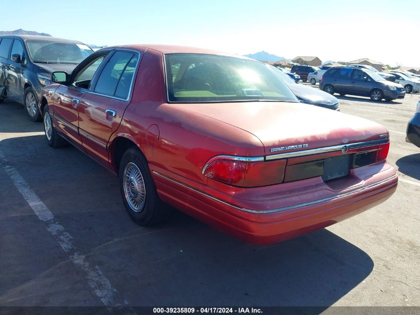 1997 Mercury Grand Marquis Gs VIN: 2MELM74W8VX742047 Lot: 39235809