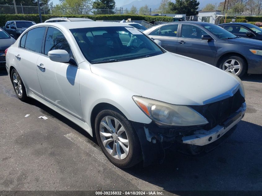 2013 Hyundai Genesis 3.8 VIN: KMHGC4DD7DU225391 Lot: 39235832