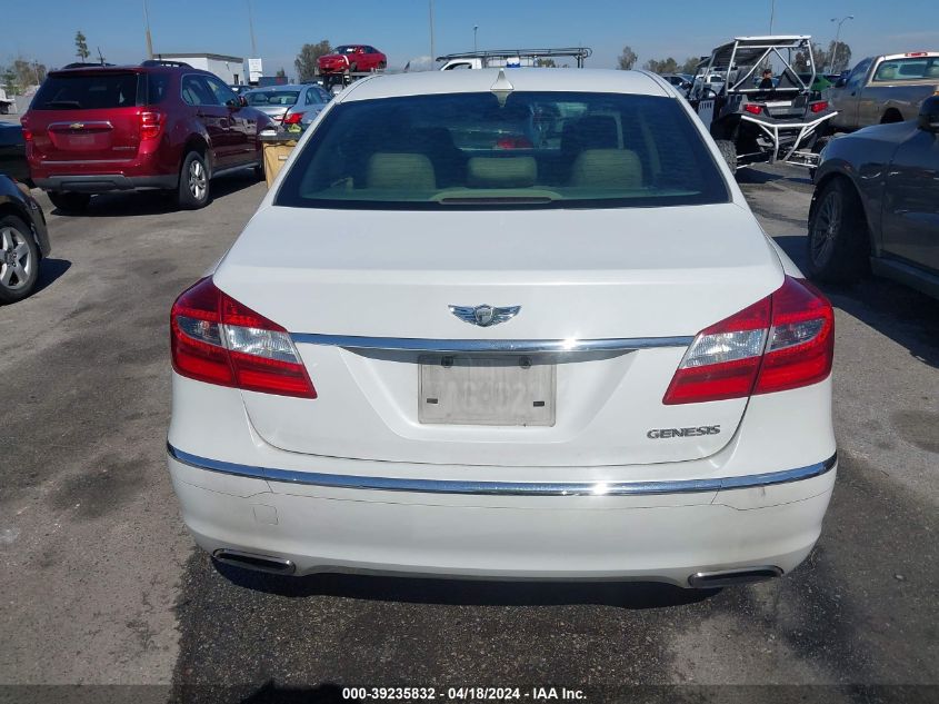 2013 Hyundai Genesis 3.8 VIN: KMHGC4DD7DU225391 Lot: 39235832