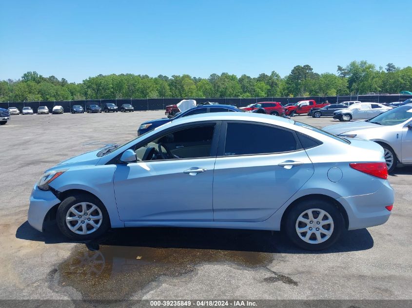 2014 Hyundai Accent Gls VIN: KMHCT4AE0EU673243 Lot: 39235849