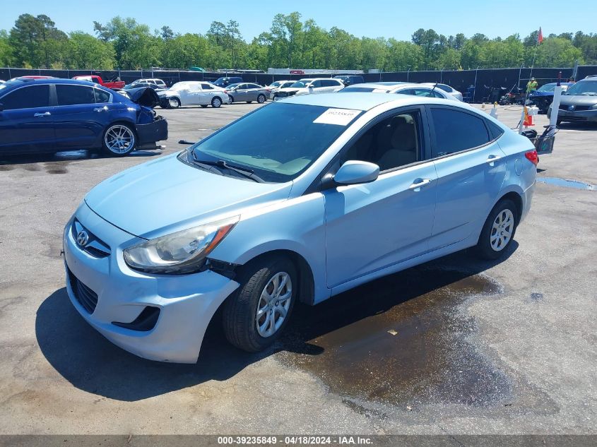 2014 Hyundai Accent Gls VIN: KMHCT4AE0EU673243 Lot: 39235849