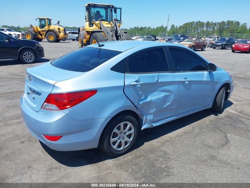 2014 Hyundai Accent Gls VIN: KMHCT4AE0EU673243 Lot: 39235849