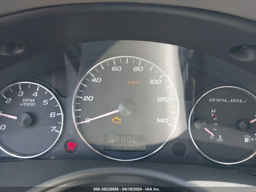 2006 Chevrolet Malibu Lt VIN: 1G1ZT51F16F168579 Lot: 39235858