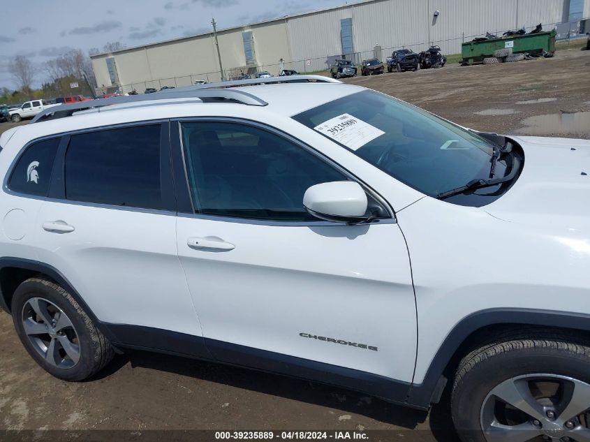 2019 Jeep Cherokee Limited 4X4 VIN: 1C4PJMDN5KD142462 Lot: 39235889