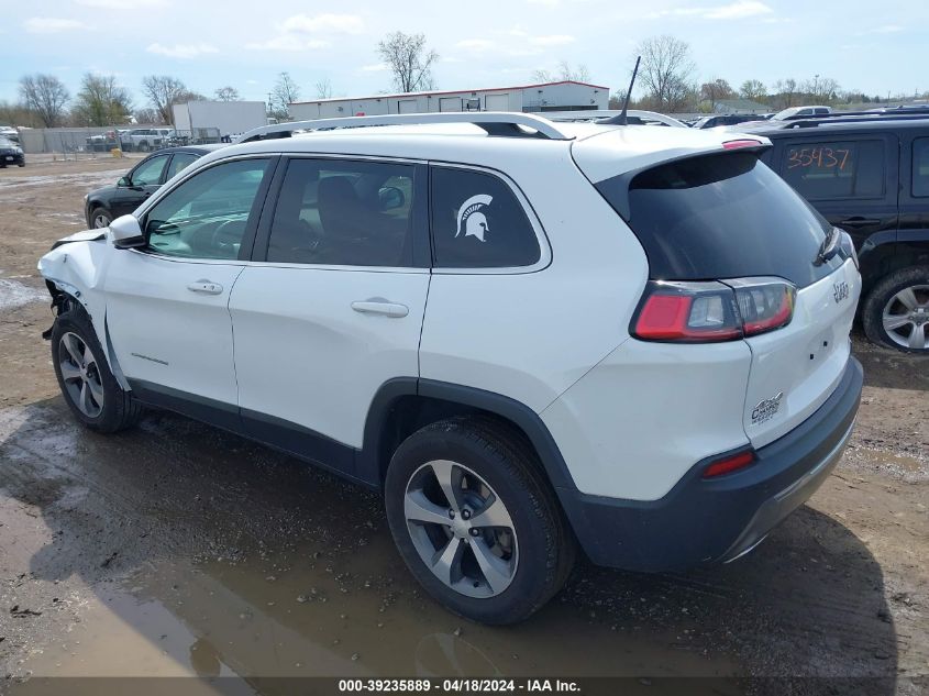 2019 Jeep Cherokee Limited 4X4 VIN: 1C4PJMDN5KD142462 Lot: 39235889