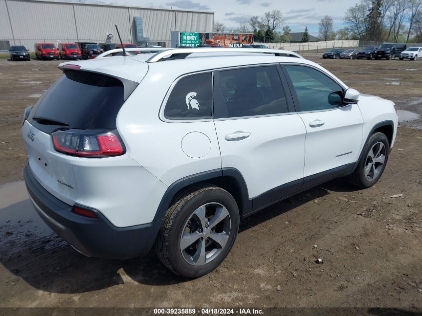 2019 Jeep Cherokee Limited 4X4 VIN: 1C4PJMDN5KD142462 Lot: 39235889