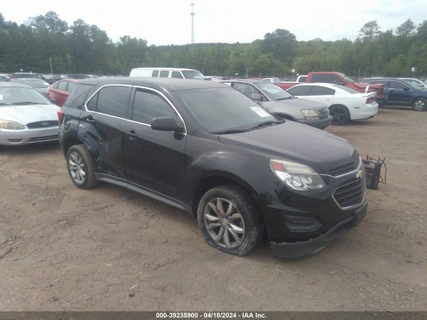 2016 Chevrolet Equinox Ls VIN: 2GNALBEKXG1184483 Lot: 39235900