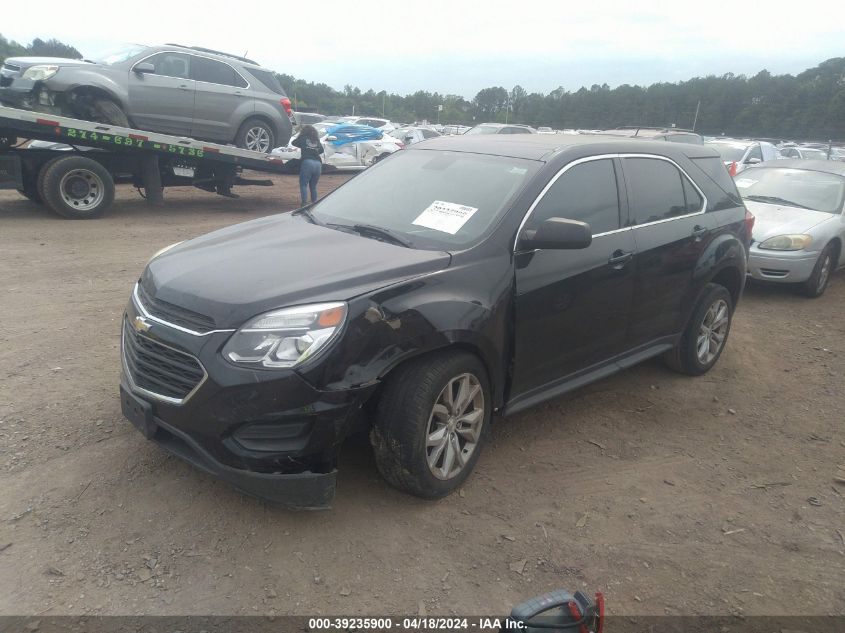 2016 Chevrolet Equinox Ls VIN: 2GNALBEKXG1184483 Lot: 39235900