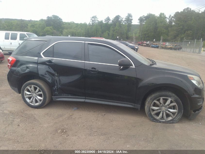 2016 Chevrolet Equinox Ls VIN: 2GNALBEKXG1184483 Lot: 39235900