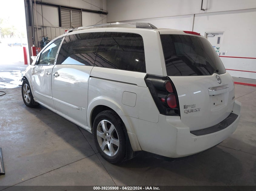 2009 Nissan Quest 3.5 Se VIN: 5N1BV28U19N103761 Lot: 39235908