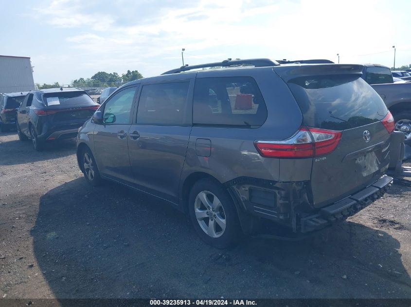 2017 Toyota Sienna Le 8 Passenger VIN: 5TDKZ3DC9HS847046 Lot: 39235913