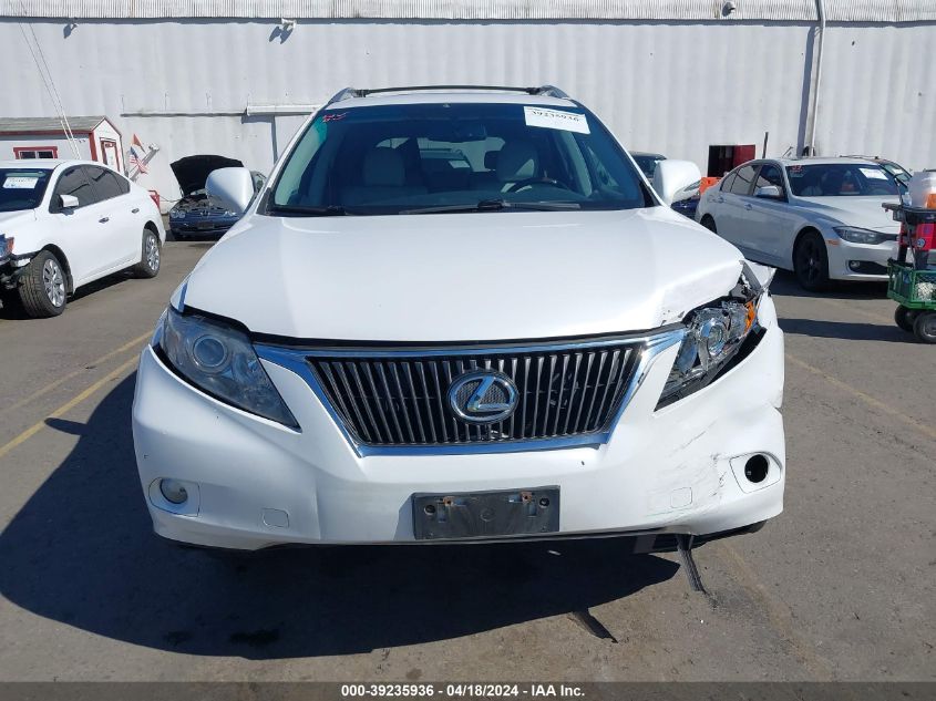 2010 Lexus Rx 350 VIN: 2T2BK1BA0AC047627 Lot: 39219624