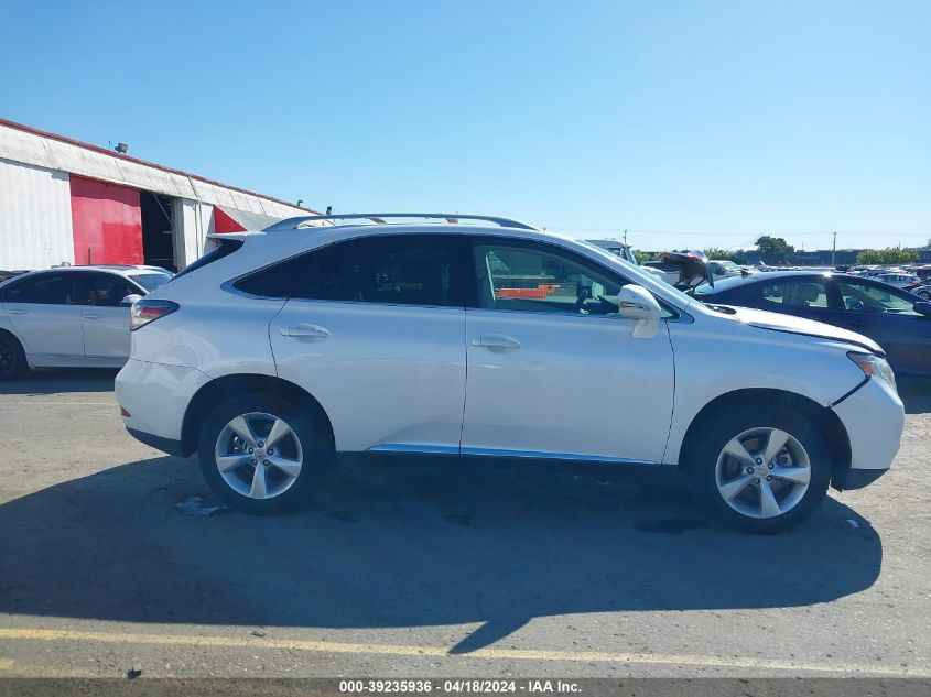 2010 Lexus Rx 350 VIN: 2T2BK1BA0AC047627 Lot: 39219624