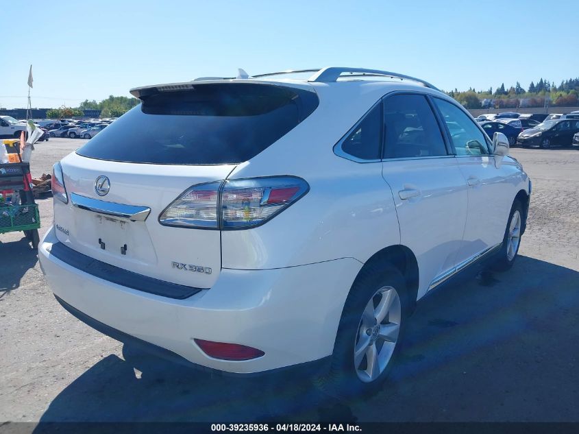 2010 Lexus Rx 350 VIN: 2T2BK1BA0AC047627 Lot: 39219624