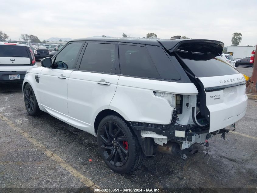 2019 Land Rover Range Rover Sport Hse Dynamic VIN: SALWV2SV3KA422317 Lot: 11985312