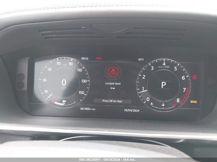 2019 Land Rover Range Rover Sport Hse Dynamic VIN: SALWV2SV3KA422317 Lot: 11985312