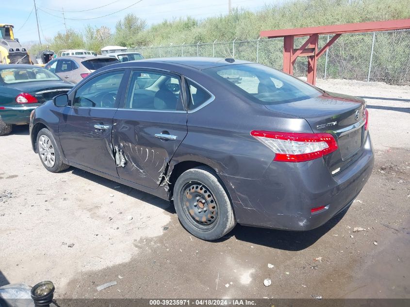 2015 Nissan Sentra Fe+ S/S/Sl/Sr/Sv VIN: 3N1AB7AP3FY259151 Lot: 39235971