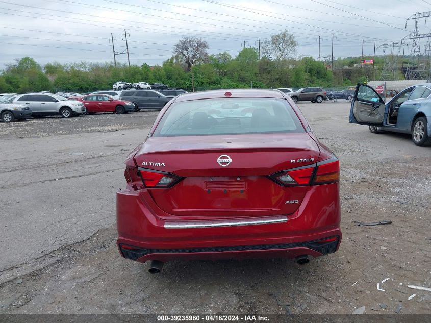 2021 Nissan Altima Platinum Intelligent Awd VIN: 1N4BL4FW4MN302859 Lot: 39235980