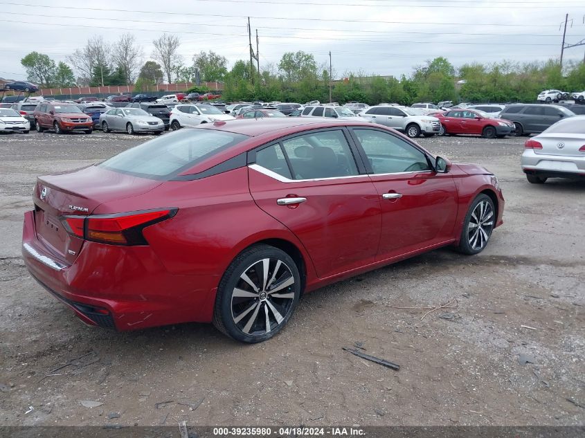 2021 Nissan Altima Platinum Intelligent Awd VIN: 1N4BL4FW4MN302859 Lot: 39235980