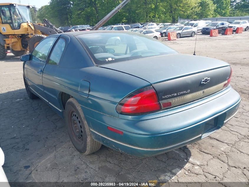 1998 Chevrolet Monte Carlo Ls VIN: 2G1WW12M9W9121230 Lot: 39235983