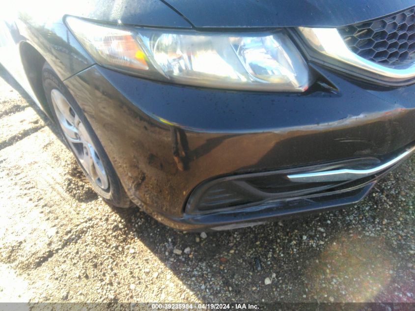 2014 Honda Civic Lx VIN: 2HGFB2F52EH555197 Lot: 39235984