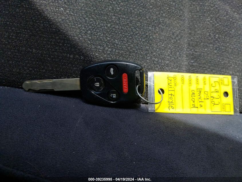 2009 Honda Accord 2.4 Lx VIN: 1HGCP26319A177803 Lot: 39235995