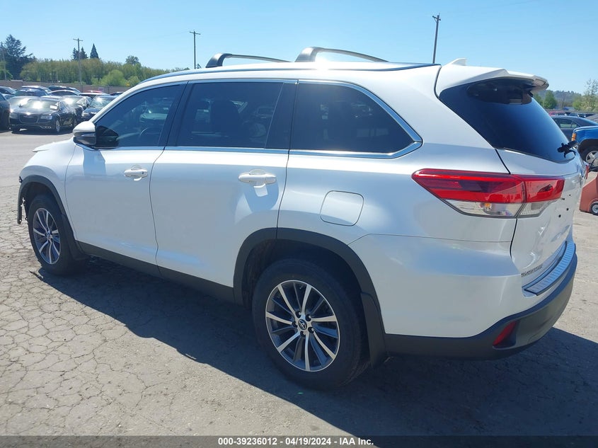 2019 TOYOTA HIGHLANDER VIN: 5TDJZRFH0KS919959