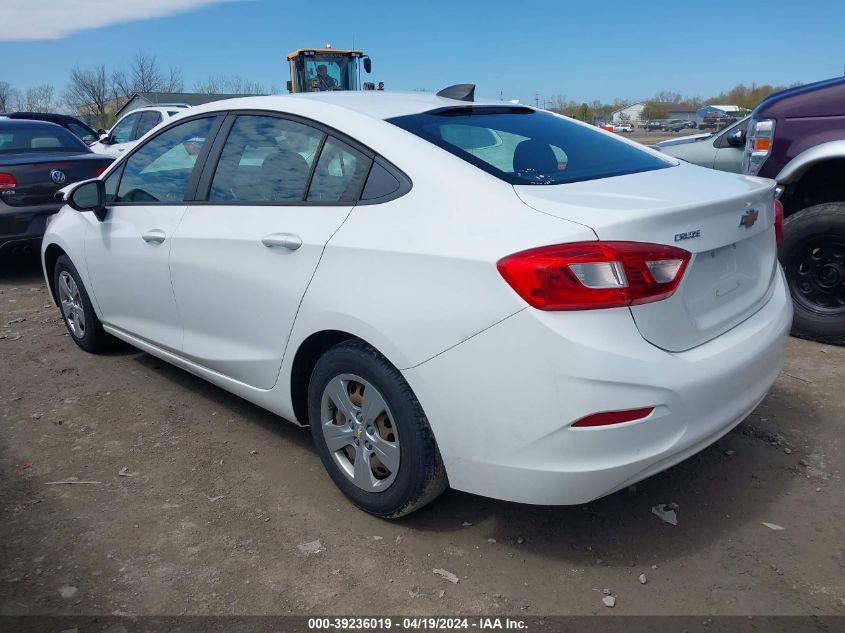 2017 Chevrolet Cruze Ls Auto VIN: 1G1BC5SM1H7205142 Lot: 39236019