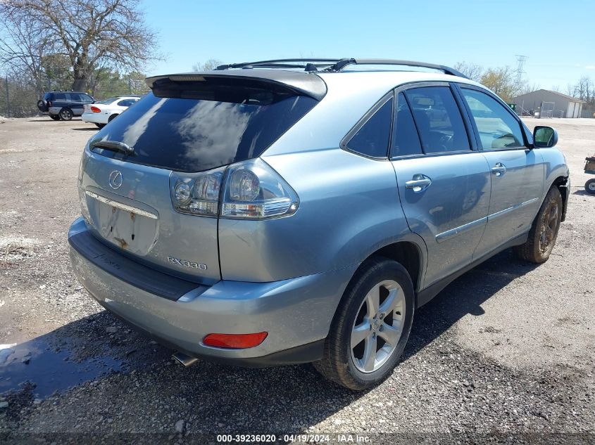 2004 Lexus Rx 330 VIN: JTJHA31U540043612 Lot: 39236020