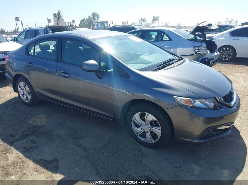 2013 Honda Civic Lx VIN: 19XFB2F58DE038057 Lot: 39236034