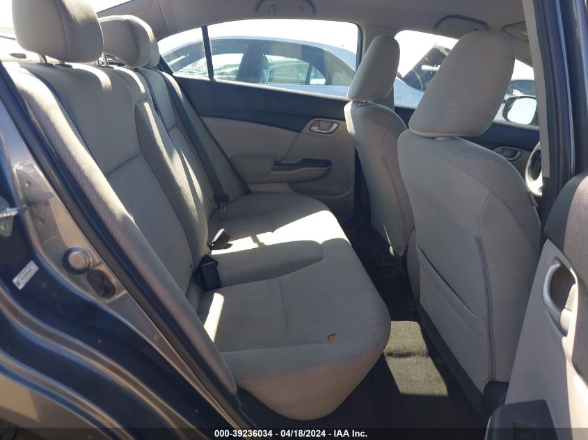 2013 Honda Civic Lx VIN: 19XFB2F58DE038057 Lot: 39236034