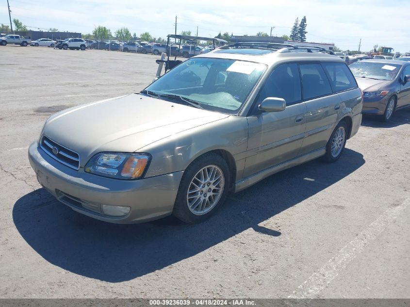 2002 Subaru Legacy Gt VIN: 4S3BH645X26302177 Lot: 39236039