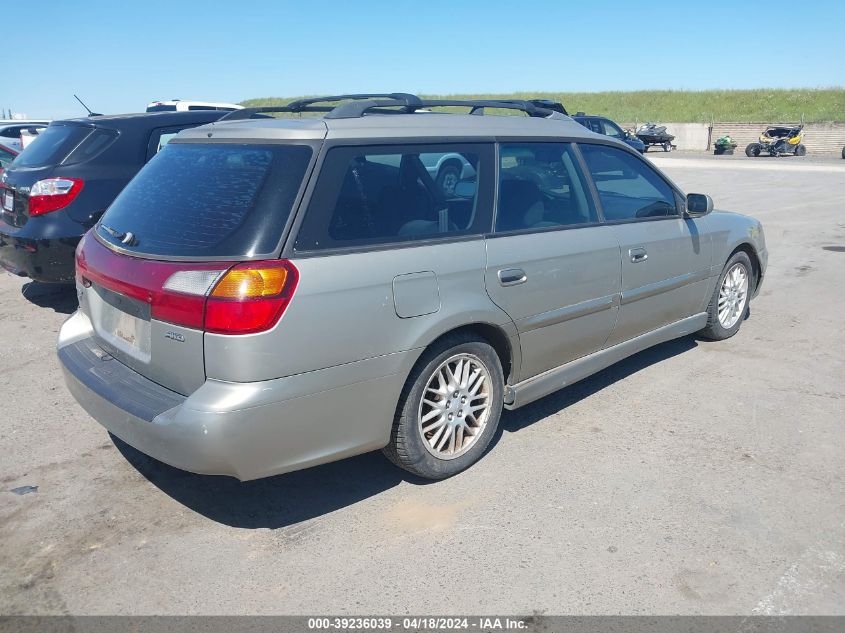 2002 Subaru Legacy Gt VIN: 4S3BH645X26302177 Lot: 39236039