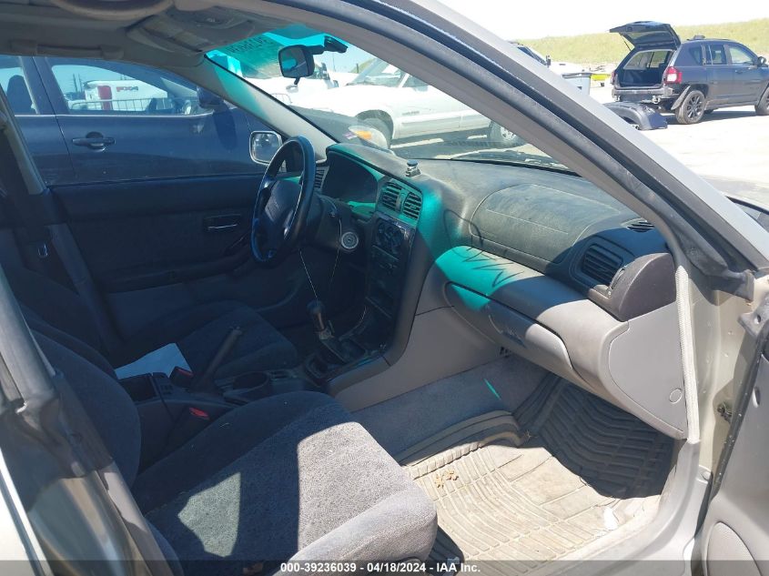 2002 Subaru Legacy Gt VIN: 4S3BH645X26302177 Lot: 39236039