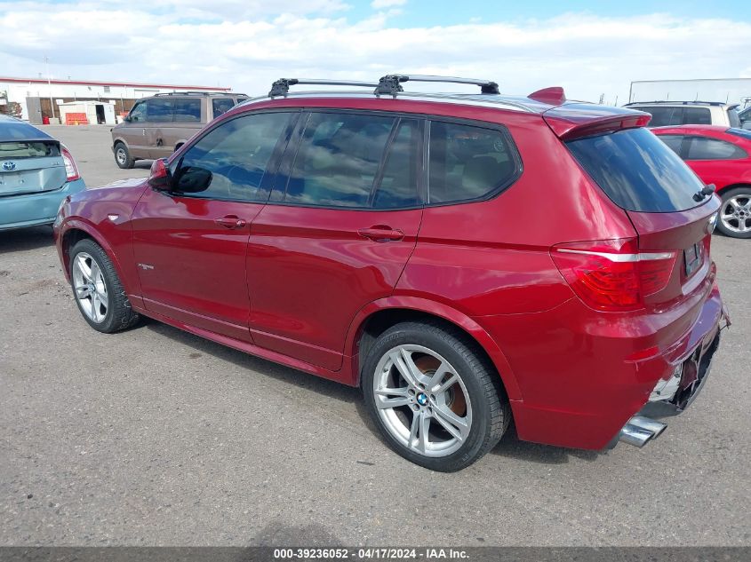 2013 BMW X3 xDrive28I VIN: 5UXWX9C50D0A21343 Lot: 41926824