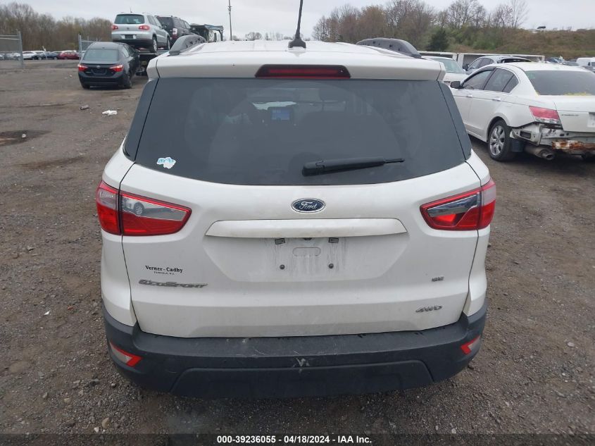 2019 Ford Ecosport Se VIN: MAJ6S3GL2KC265838 Lot: 39236055