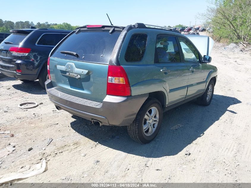 2005 Kia Sportage Ex V6/Lx V6 VIN: KNDJE723657092378 Lot: 39236113