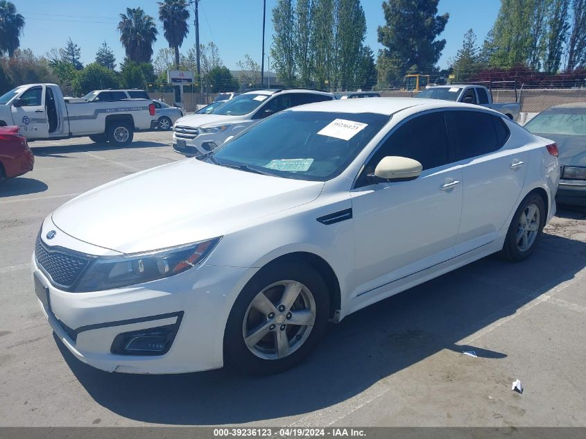 2015 Kia Optima Lx VIN: KNAGM4A7XF5571400 Lot: 39236123