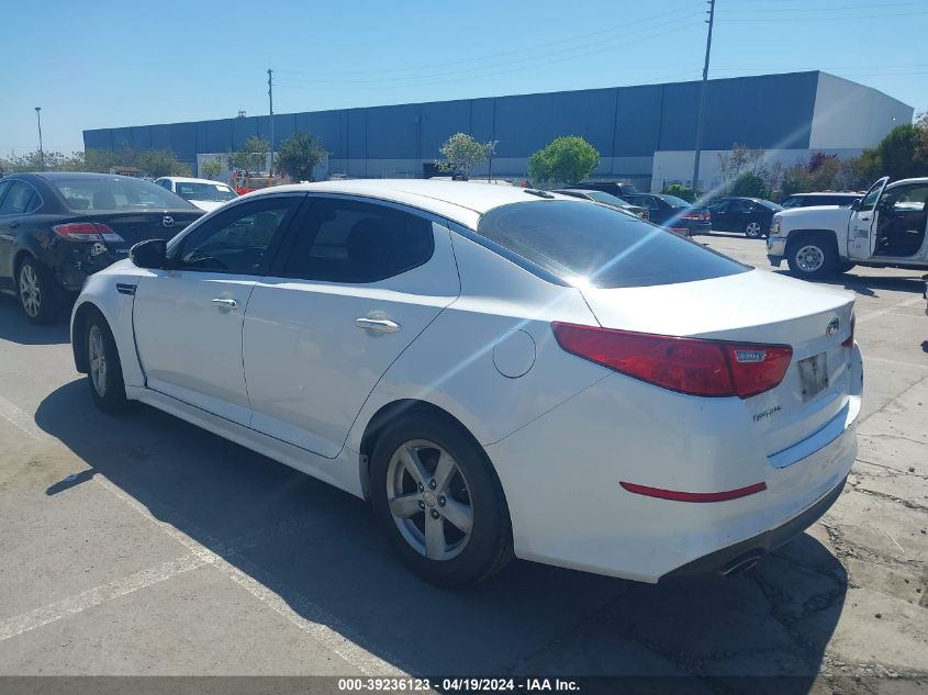 2015 Kia Optima Lx VIN: KNAGM4A7XF5571400 Lot: 39236123