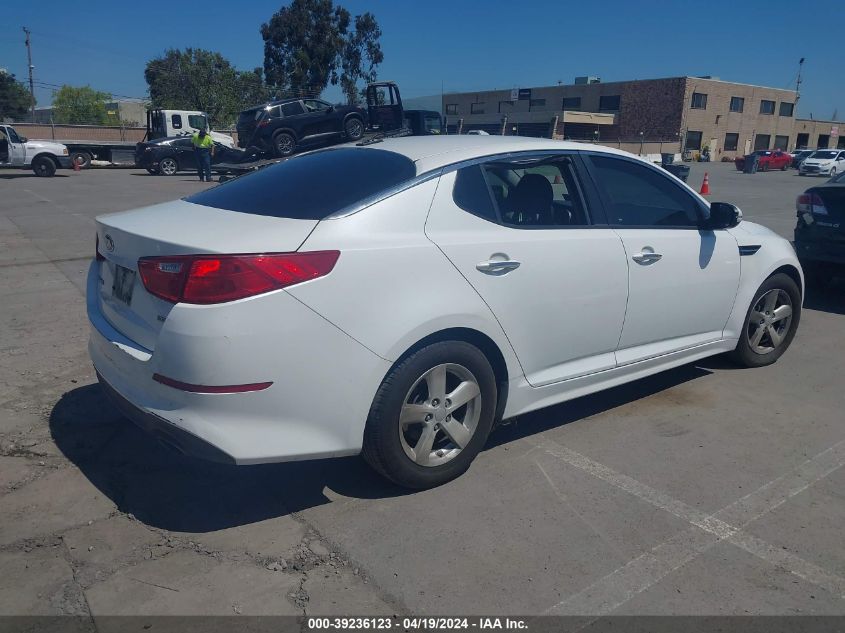 2015 Kia Optima Lx VIN: KNAGM4A7XF5571400 Lot: 39236123