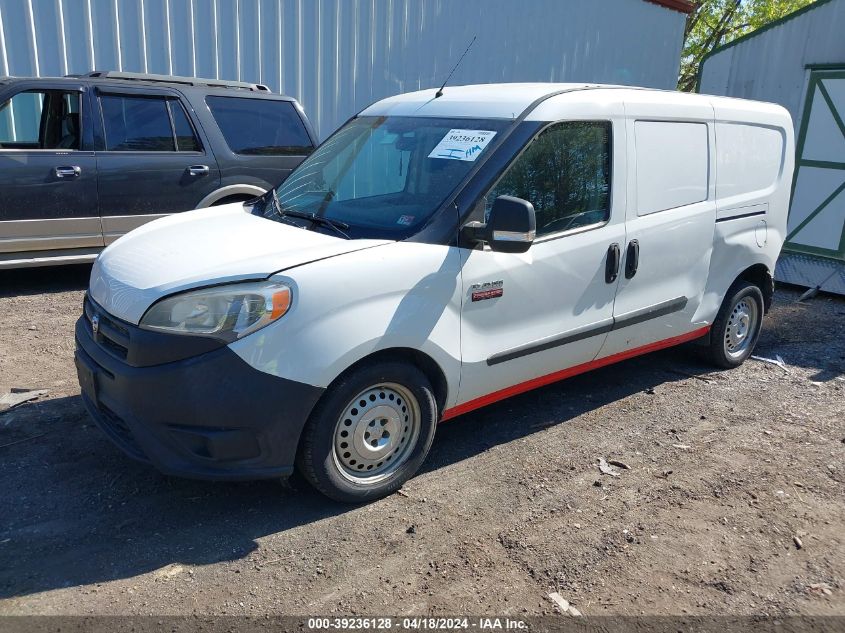 2017 Ram Promaster City Tradesman VIN: ZFBERFAB6H6D98876 Lot: 39236128