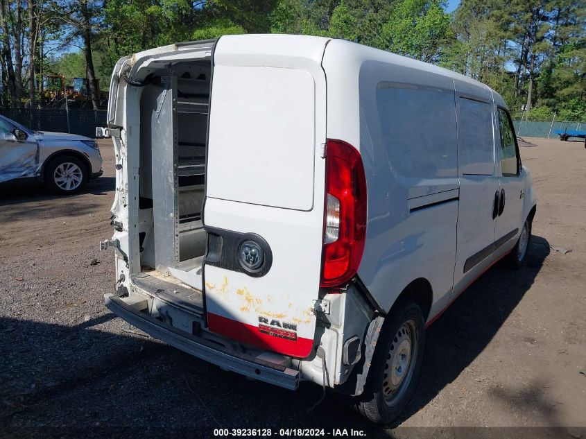 2017 Ram Promaster City Tradesman VIN: ZFBERFAB6H6D98876 Lot: 39236128