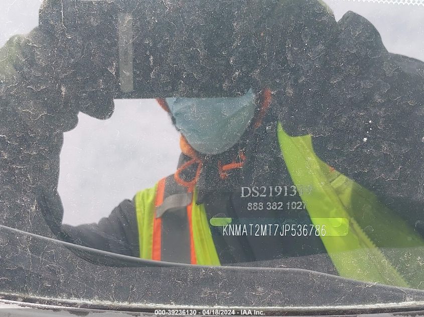 2018 Nissan Rogue S VIN: KNMAT2MT7JP536786 Lot: 39236130