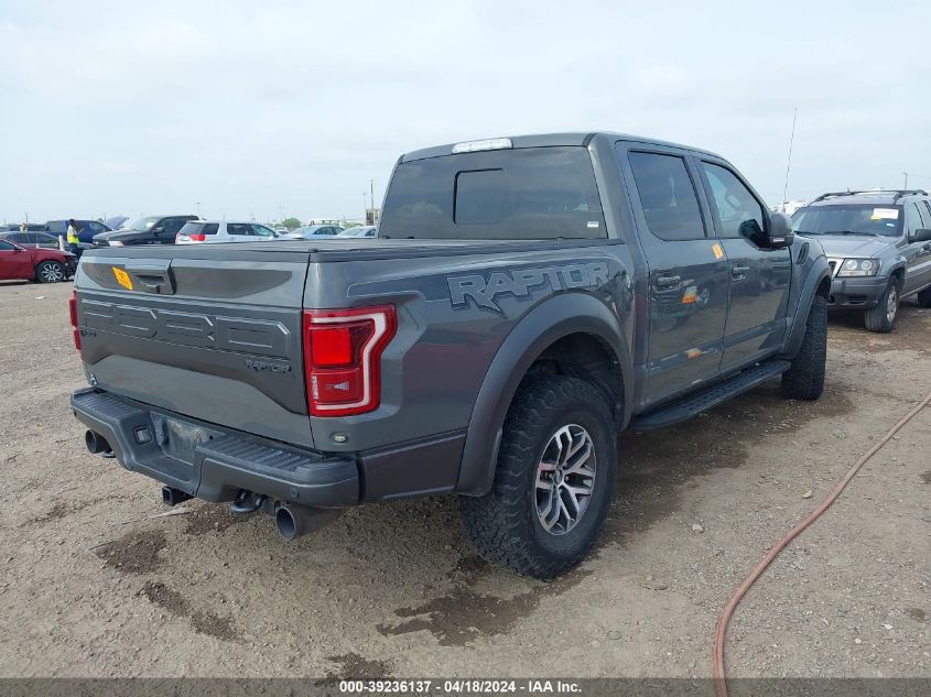 2018 Ford F-150 Raptor VIN: 1FTFW1RG6JFB04876 Lot: 39236137