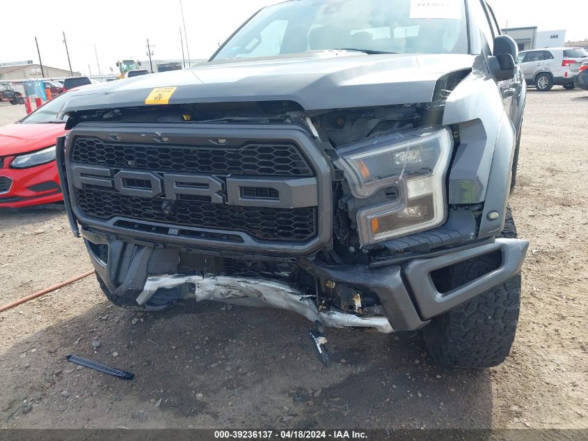 2018 Ford F-150 Raptor VIN: 1FTFW1RG6JFB04876 Lot: 39236137