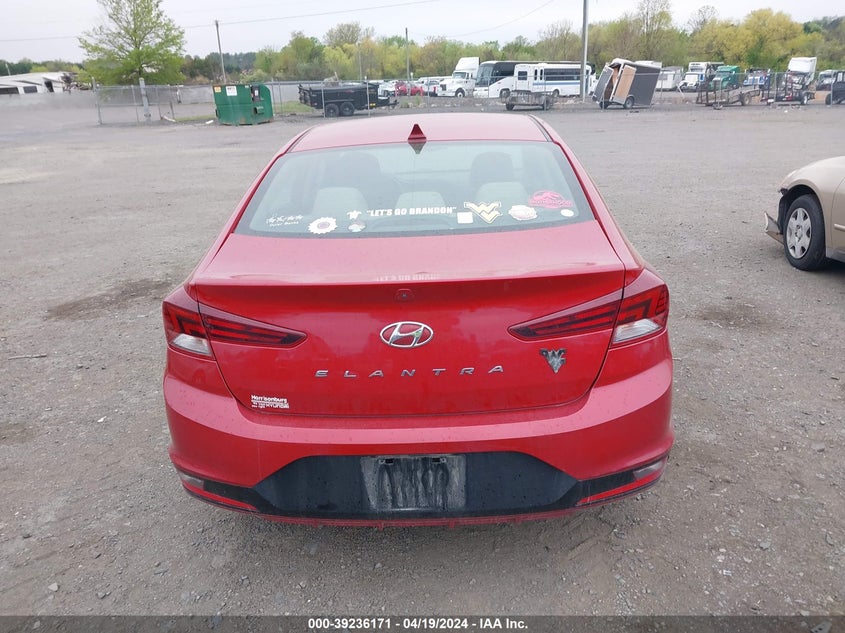 VIN KMHD84LF9KU842795 2019 HYUNDAI ELANTRA VALUE EDITION