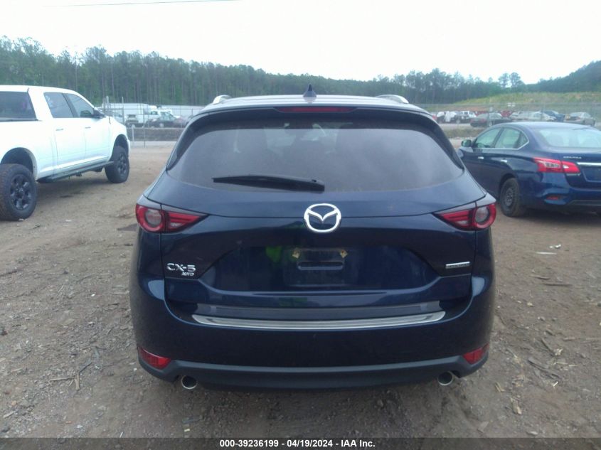 2021 Mazda Cx-5 Grand Touring VIN: JM3KFBDM1M1451199 Lot: 39236199